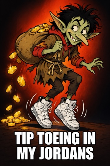 Tip Toe Sneak vertical meme sample made with RumpelGen