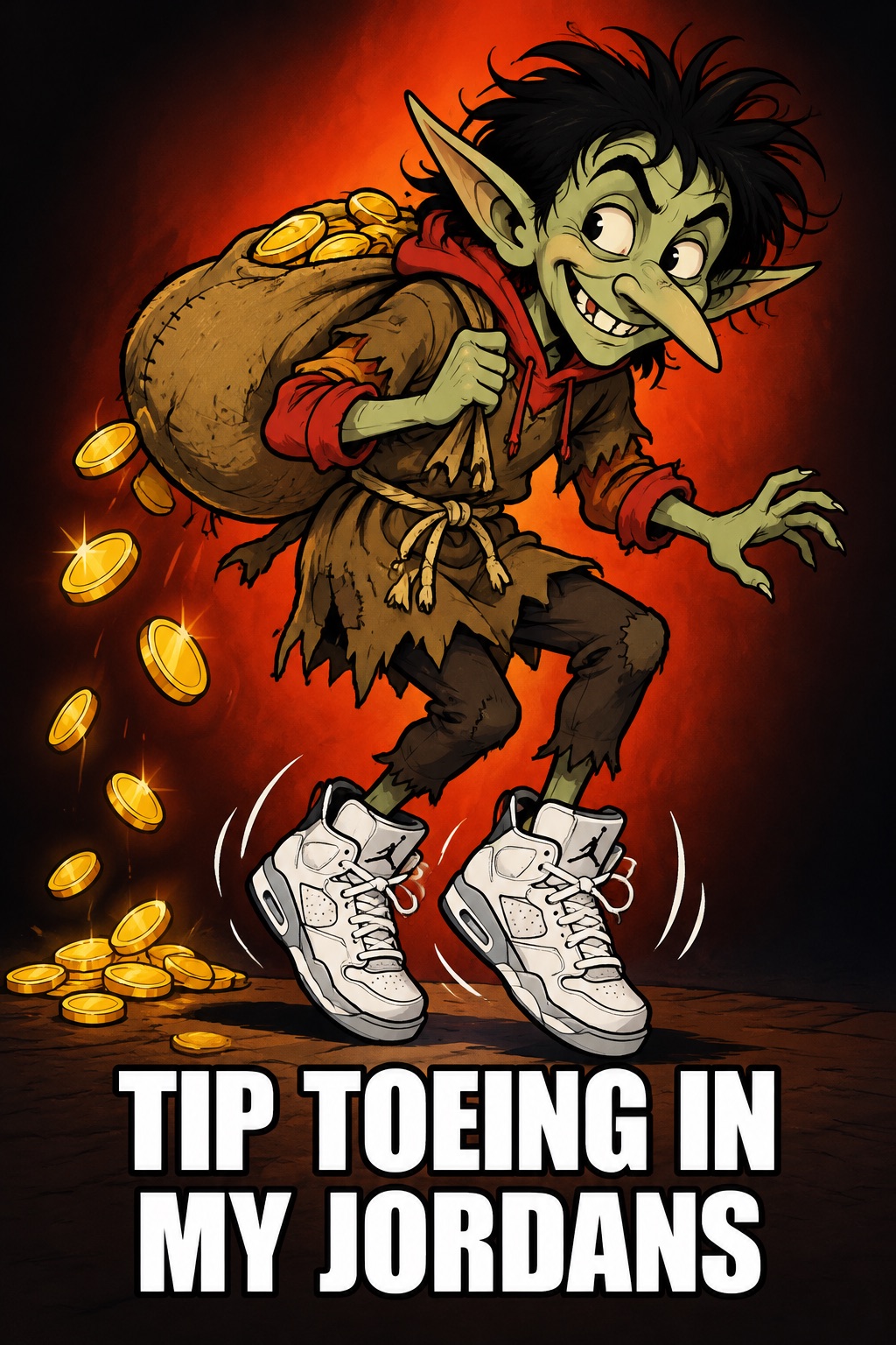Tip toe sneak meme sample
